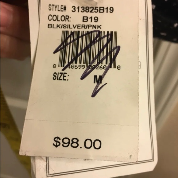 Women’s Blazer coat ‘Lily’ black white with pink Med vintage fitted made in USA - Picture 9 of 13